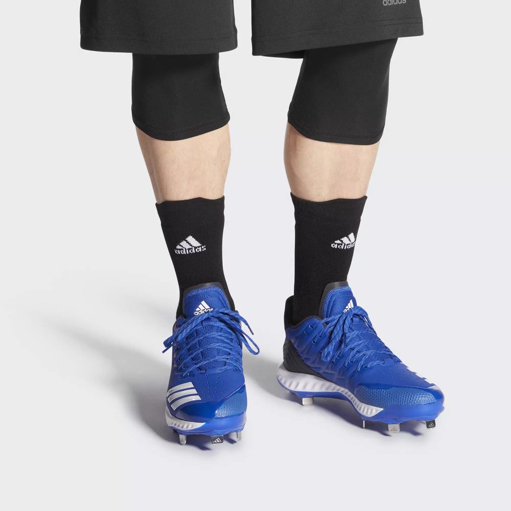 Adidas Icon Bounce Spikes De Beisbol Azules Para Hombre (MX-17637)